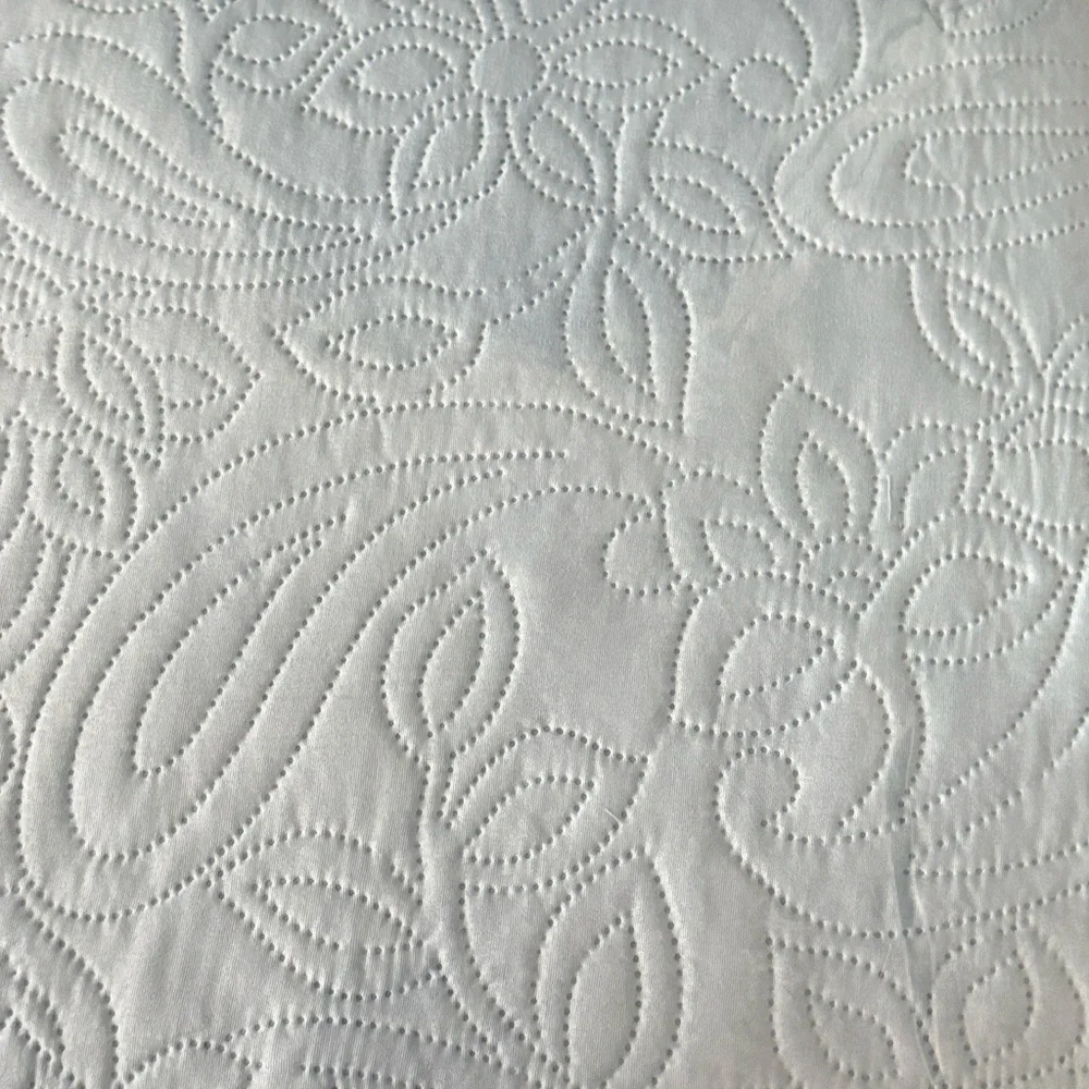 Queen Light Blue Quilt Bedding Set